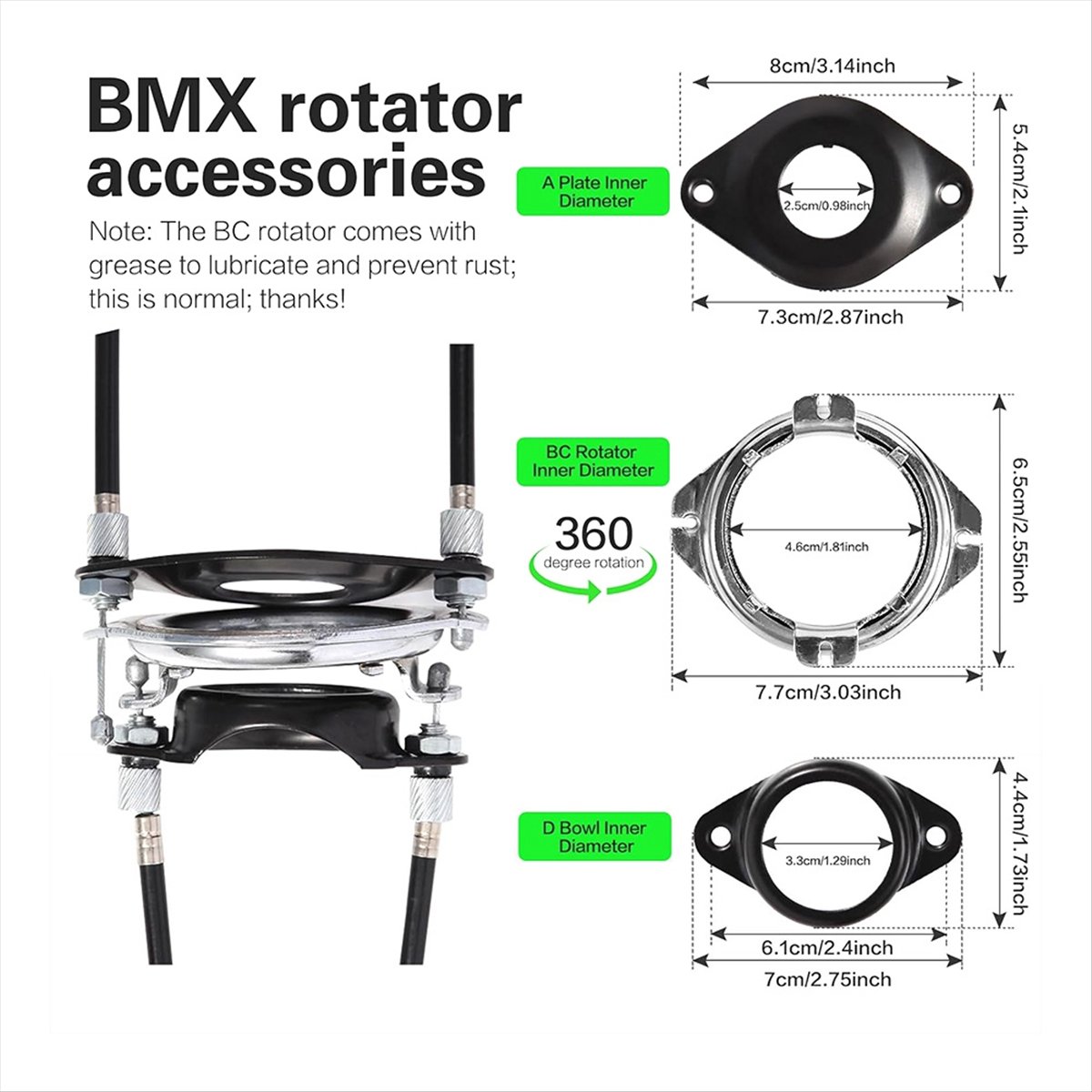 Brake Rotor - Cables de Freno para Bicicleta A61P,