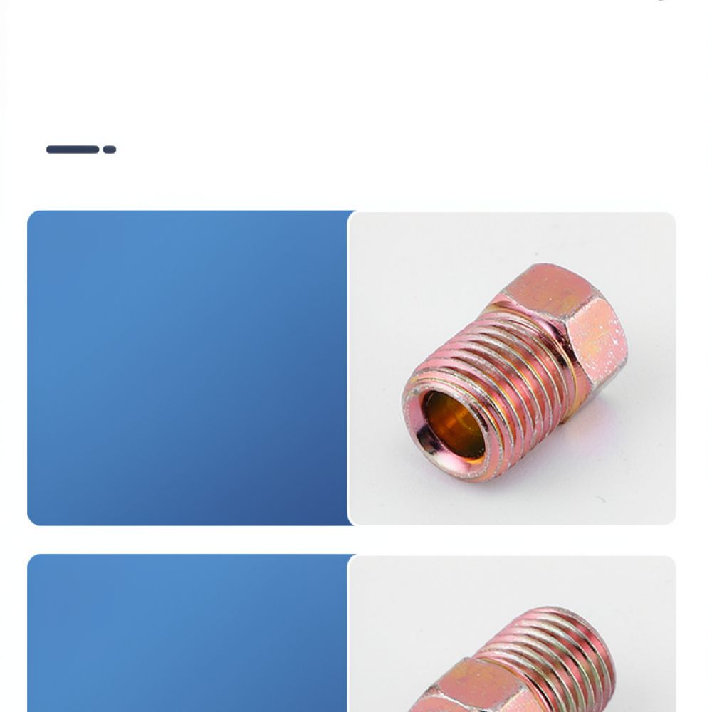 Brake Fluid - Conector de tubería de freno con